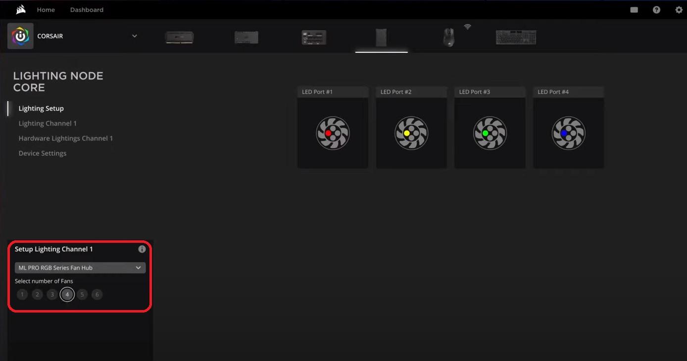 Perfiles de ventiladores silencioso equilibrado extremo en iCUE