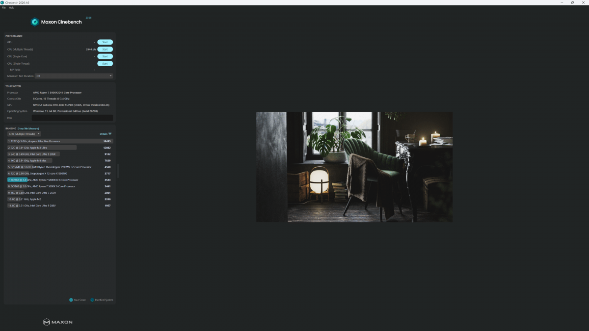 Novedades de Cinebench 2026