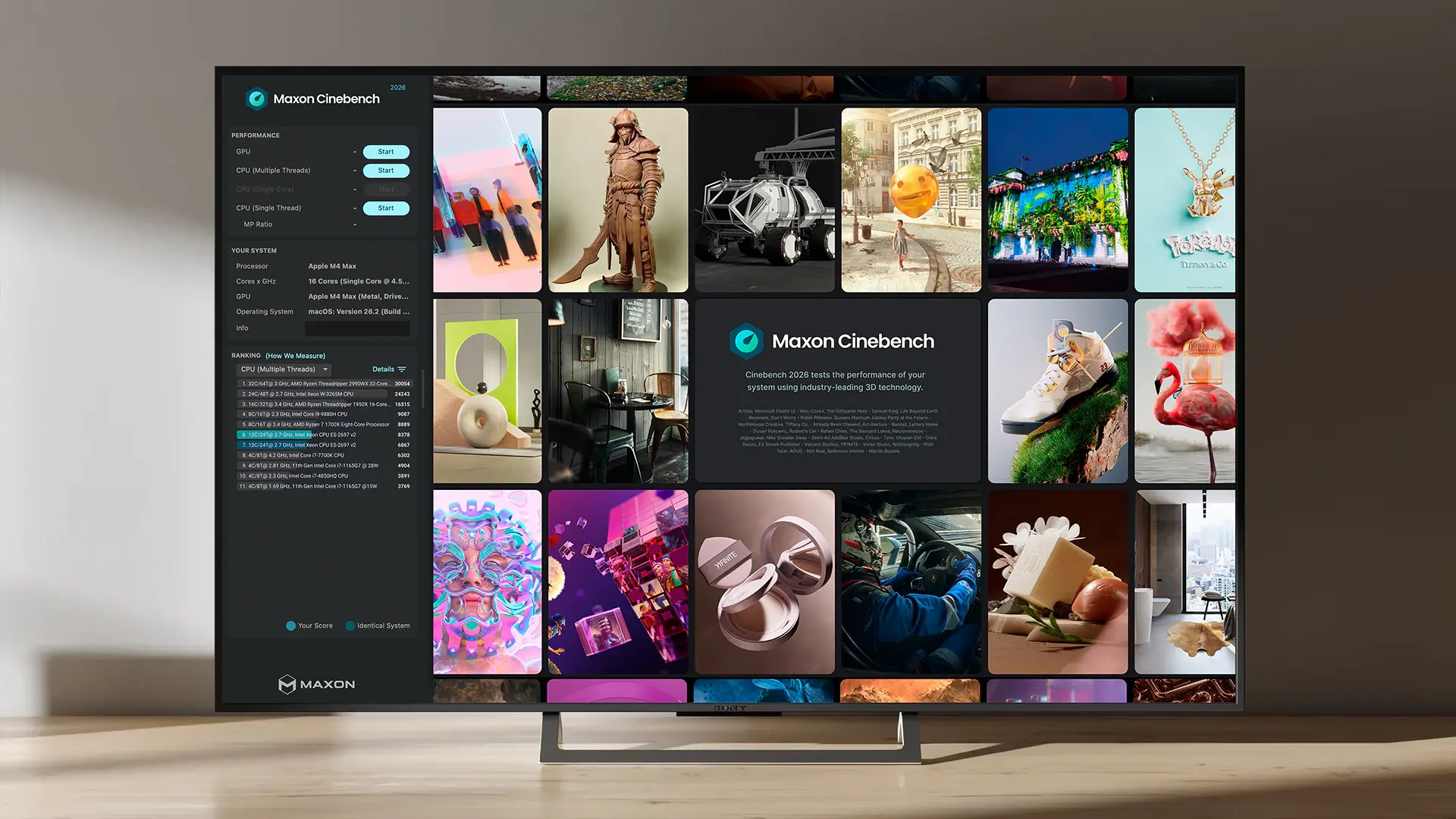 Benchmark Cinebench 2026 Benchmark Cinebench 2026