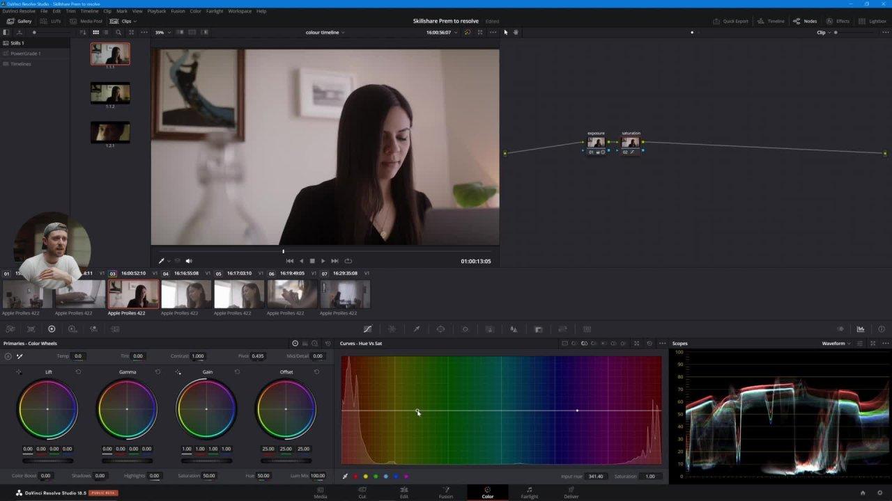 Monitor de referencia con Android y Davinci Resolve