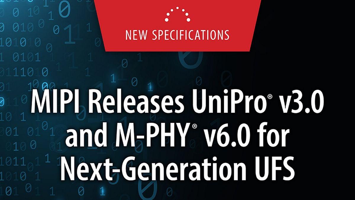 MIPI M-PHY v6.0 para almacenamiento flash