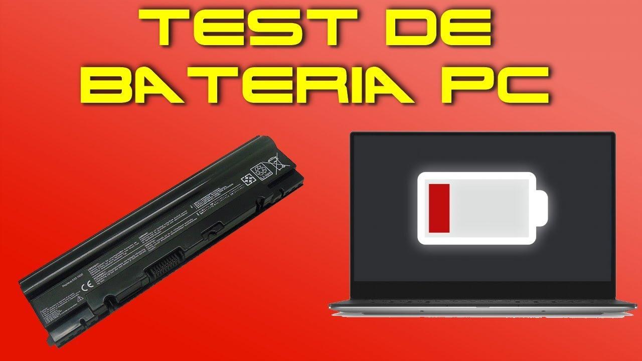 Estado de la batería en un portátil