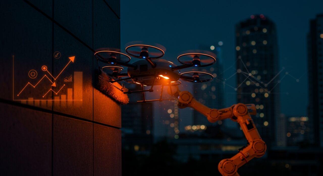 Dron de limpieza Sherpa Lucid Bots Dron de limpieza Sherpa Lucid Bots