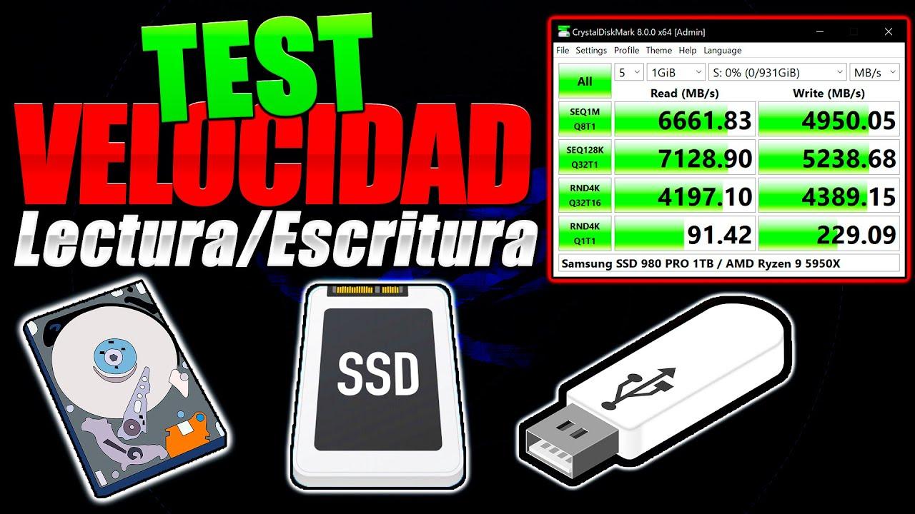 Herramientas para medir velocidad de HDD y SSD