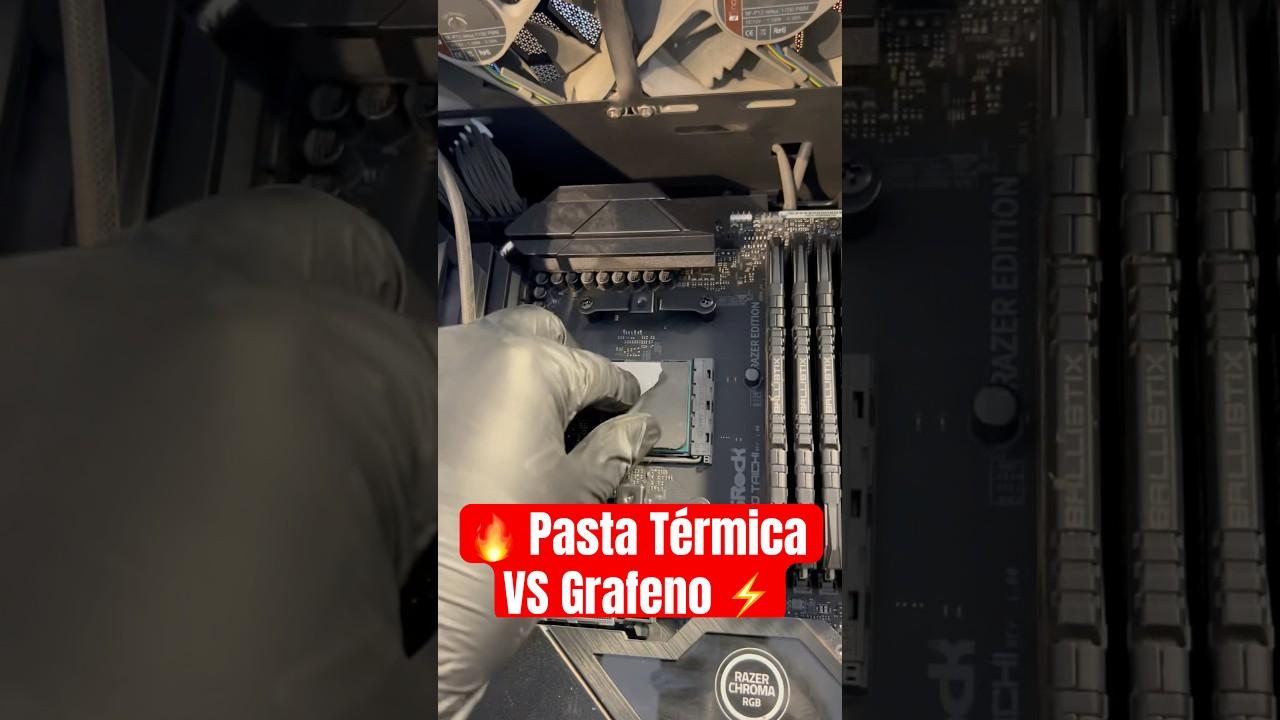 Comparativa pasta térmica y grafeno Comparativa pasta térmica y grafeno