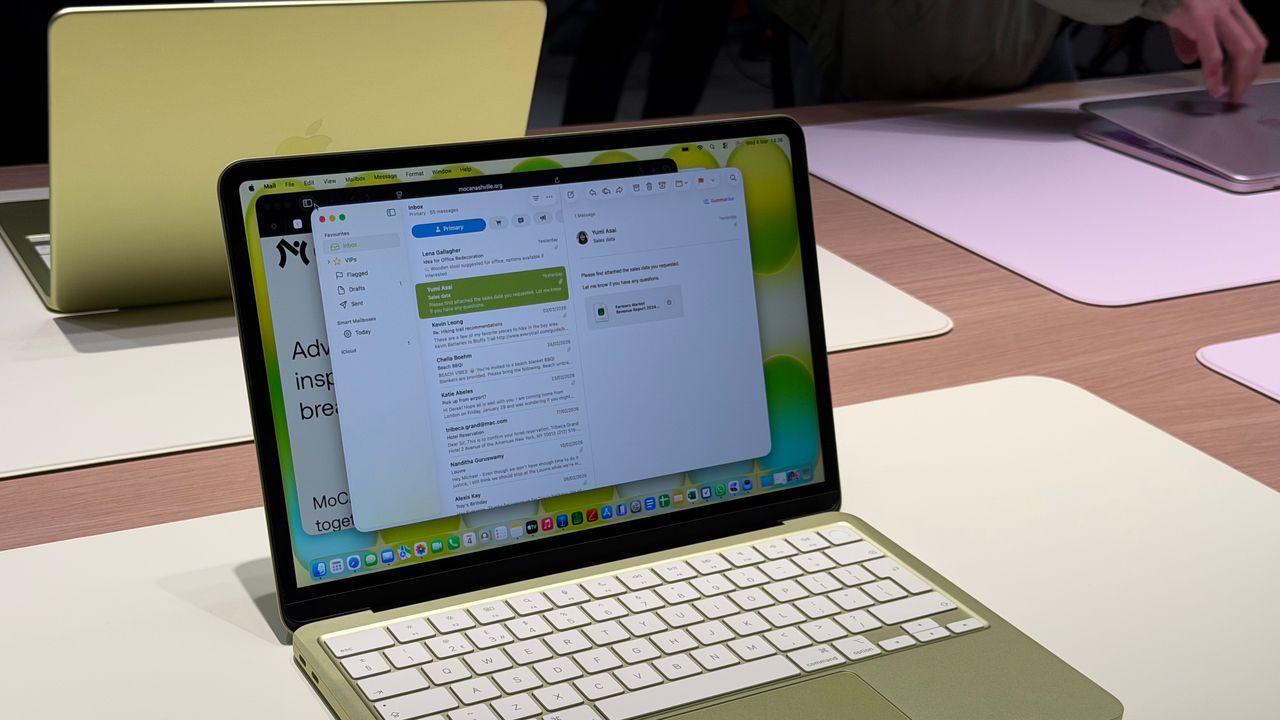 Colores del MacBook Neo