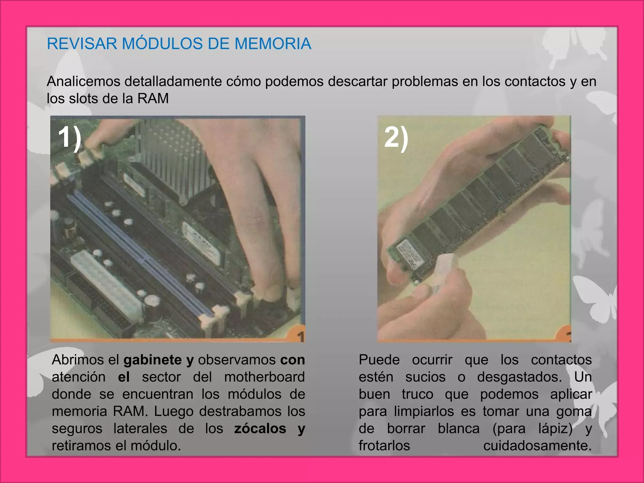 Truco de goma de borrar para contactos RAM Truco de goma de borrar para contactos RAM