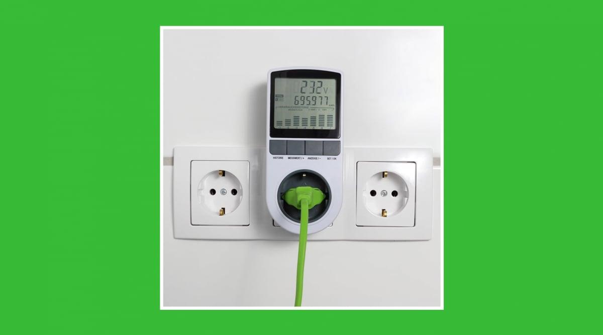 Pantalla de medidor de consumo eléctrico Pantalla de medidor de consumo eléctrico
