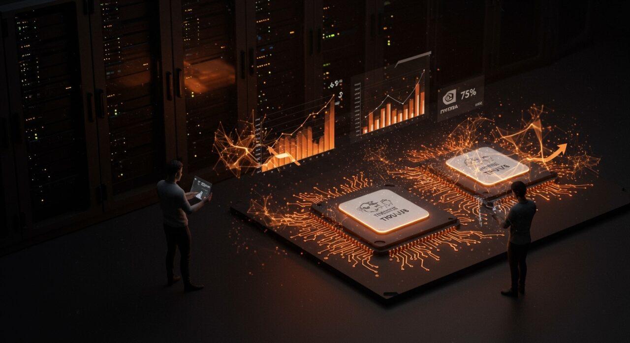 Chip Google TPU v8 para inteligencia artificial