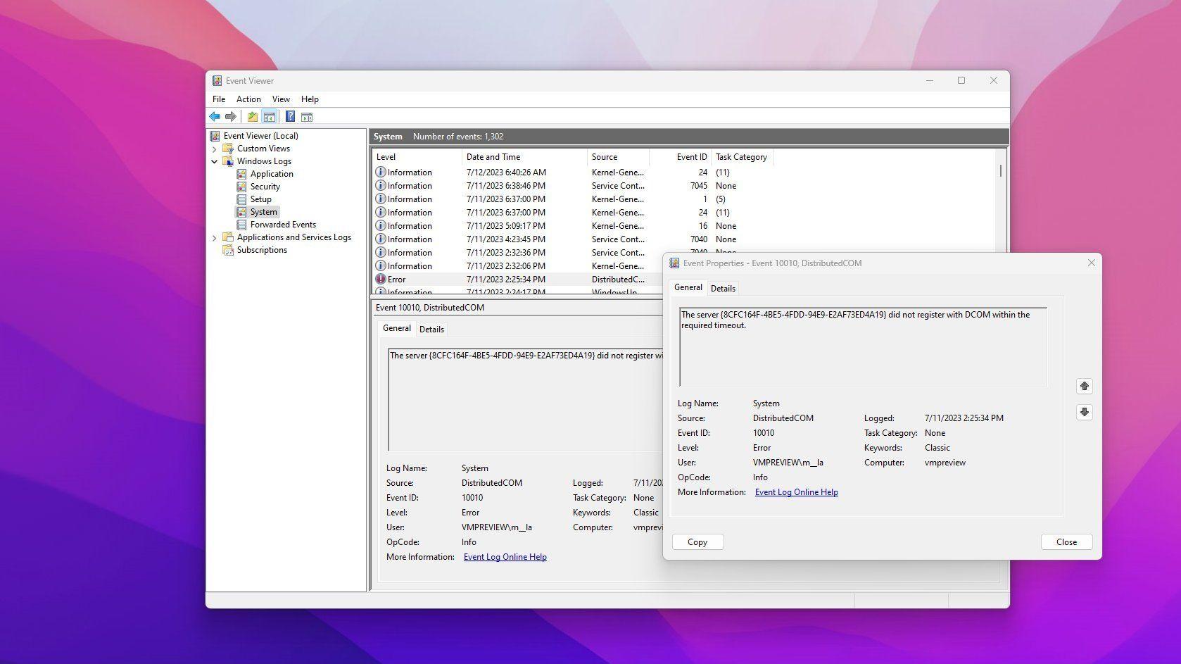 Rendimiento de arranque en Windows 11
