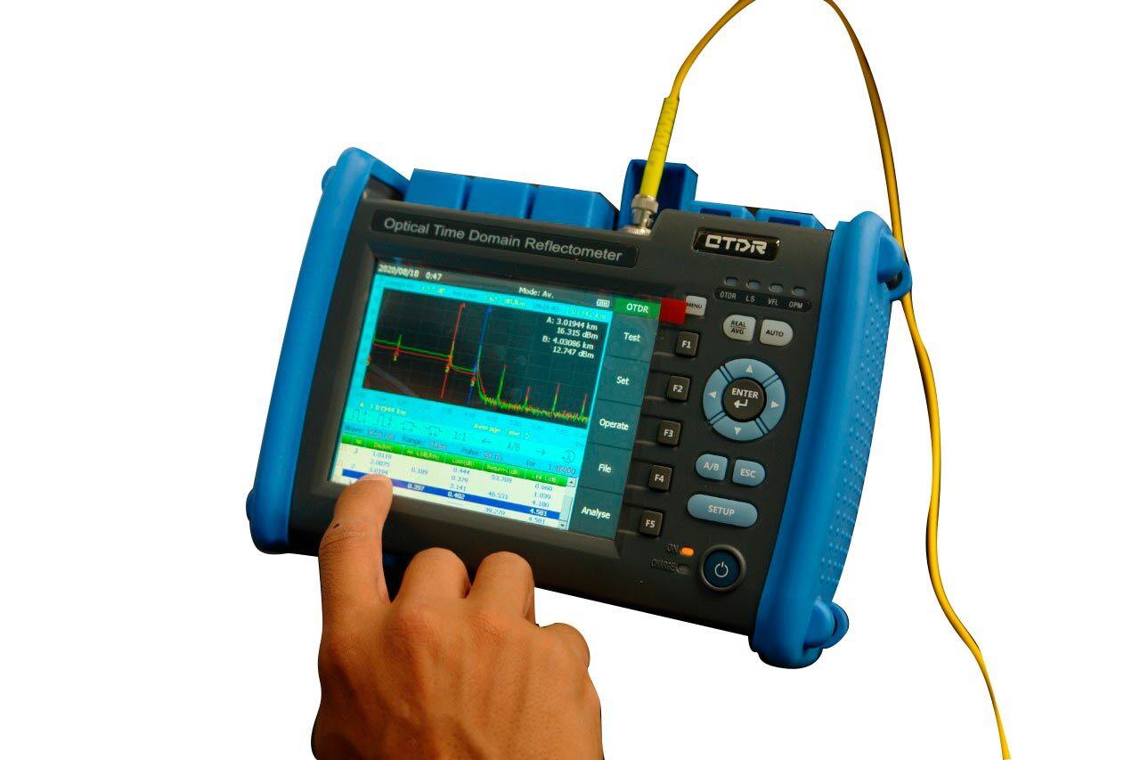 Uso de OTDR en fibra óptica