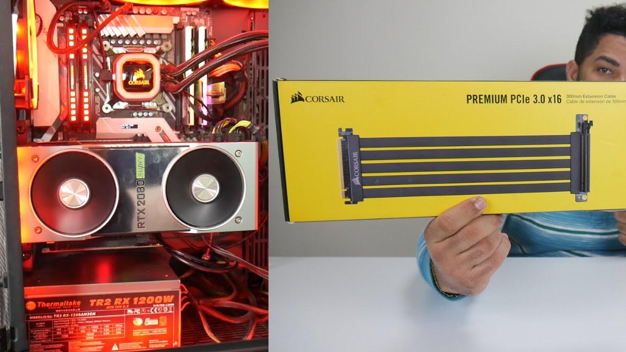 Cable de extensión PCIe para tarjeta gráfica