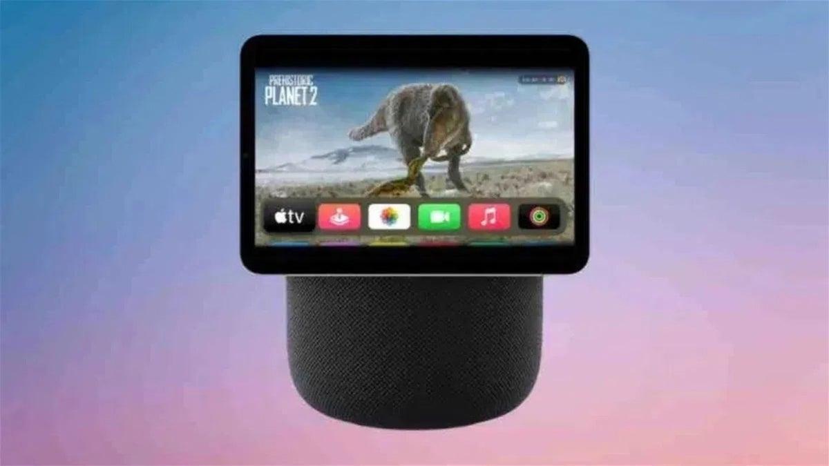 HomePod con pantalla en el hogar