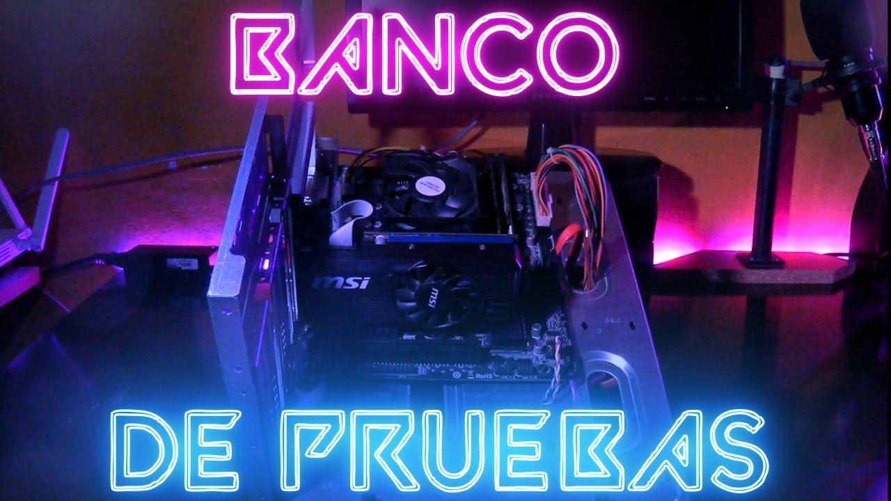 Mesa de pruebas para componentes de PC