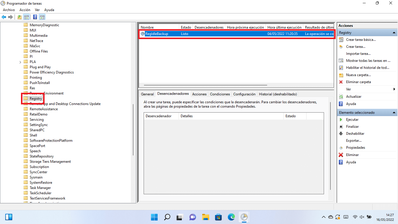 Selección de datos para copia de seguridad en Windows 11 Selección de datos para copia de seguridad en Windows 11