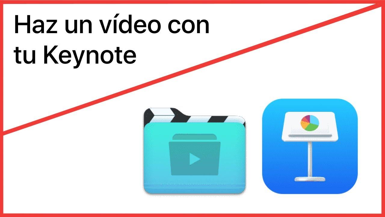 Exportar Keynote a vídeo