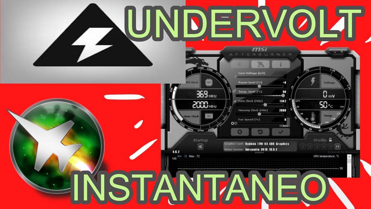 Undervolt seguro con MSI Afterburner