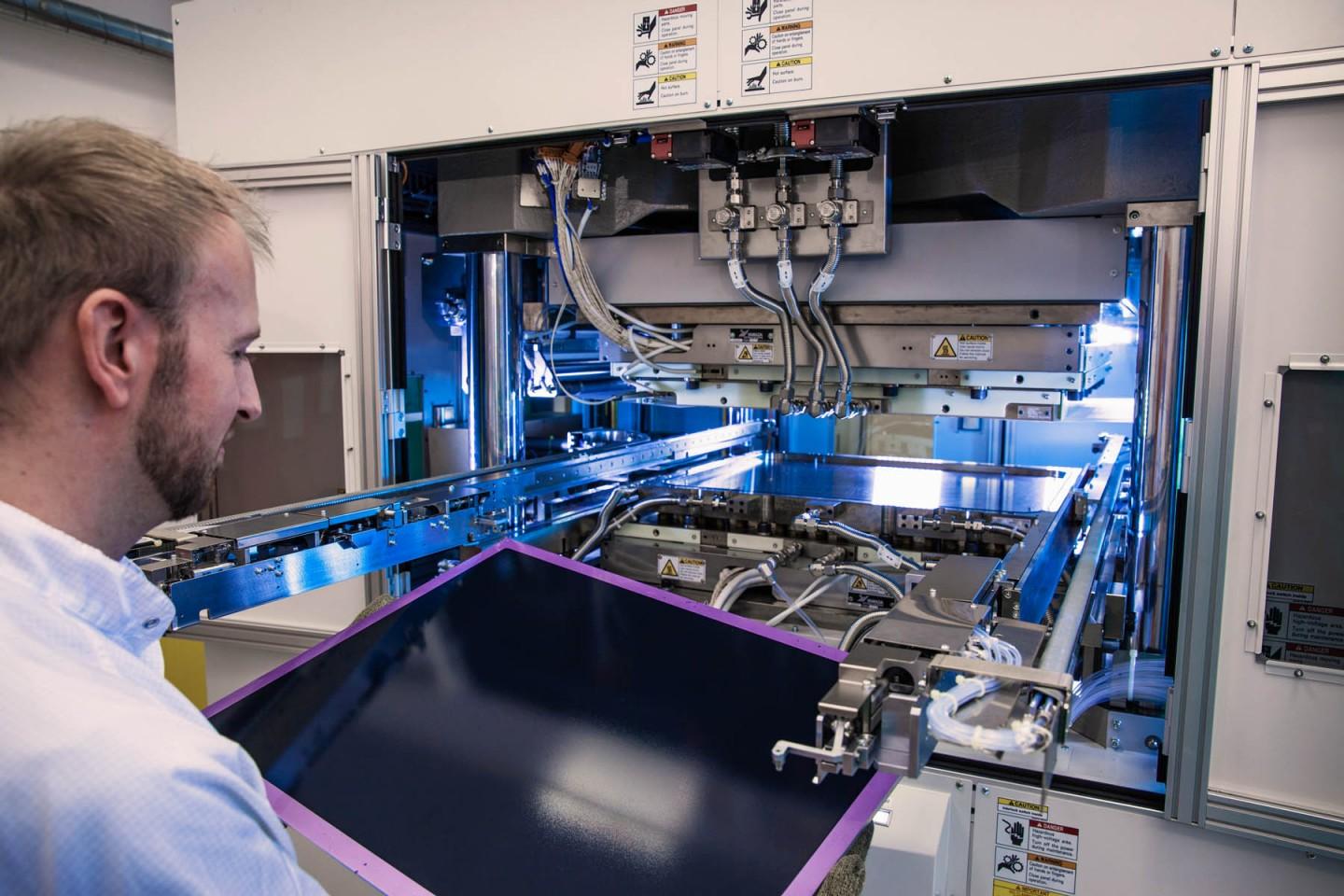 Proceso de fabricación de paneles de semiconductores