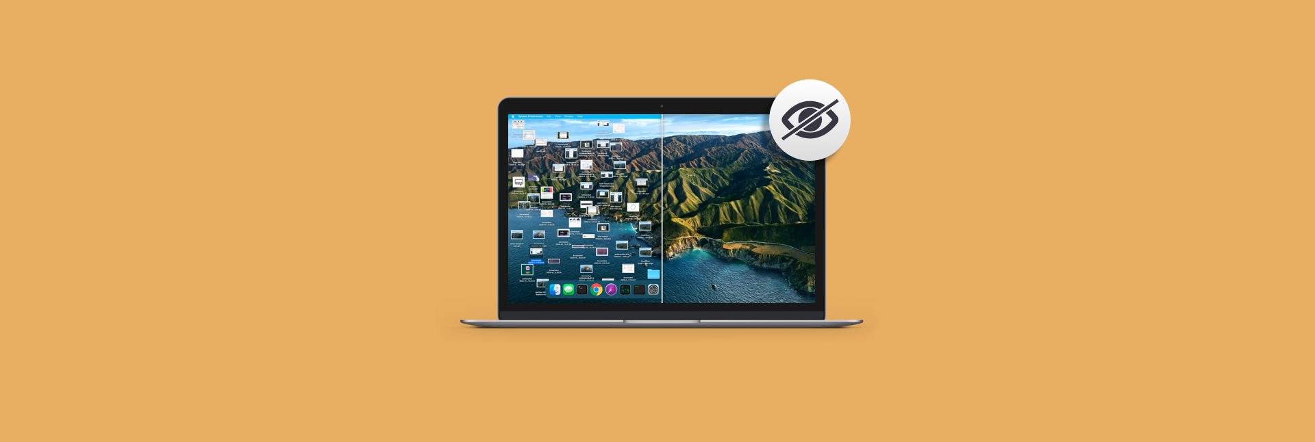 Organización de iconos en Mac