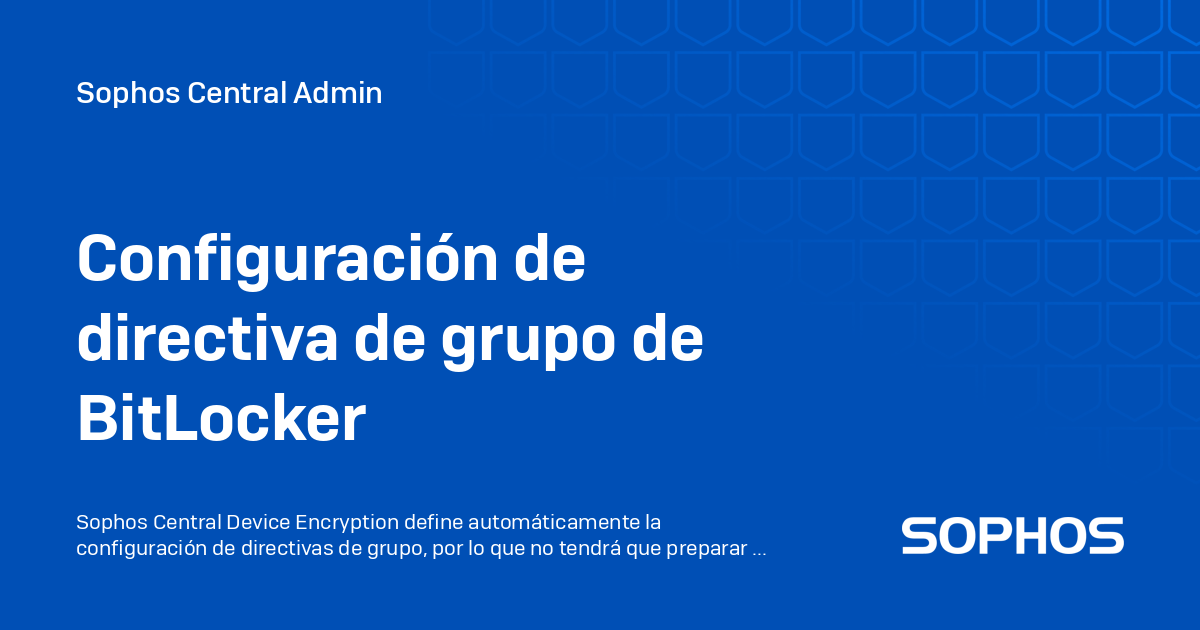Seguridad BitLocker