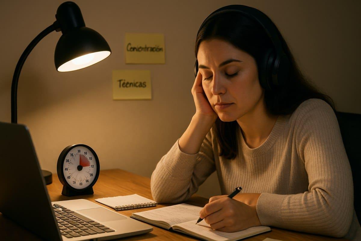 Estudio y concentración