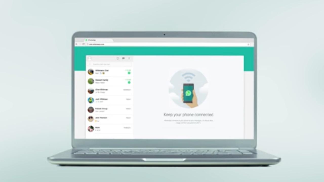 WhatsApp Web teclado