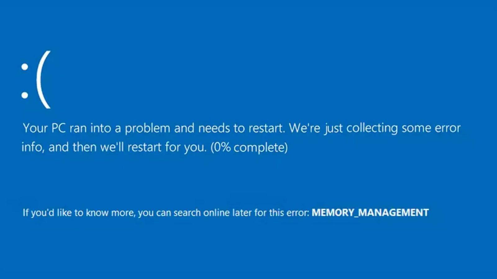 Solución BSOD RAM