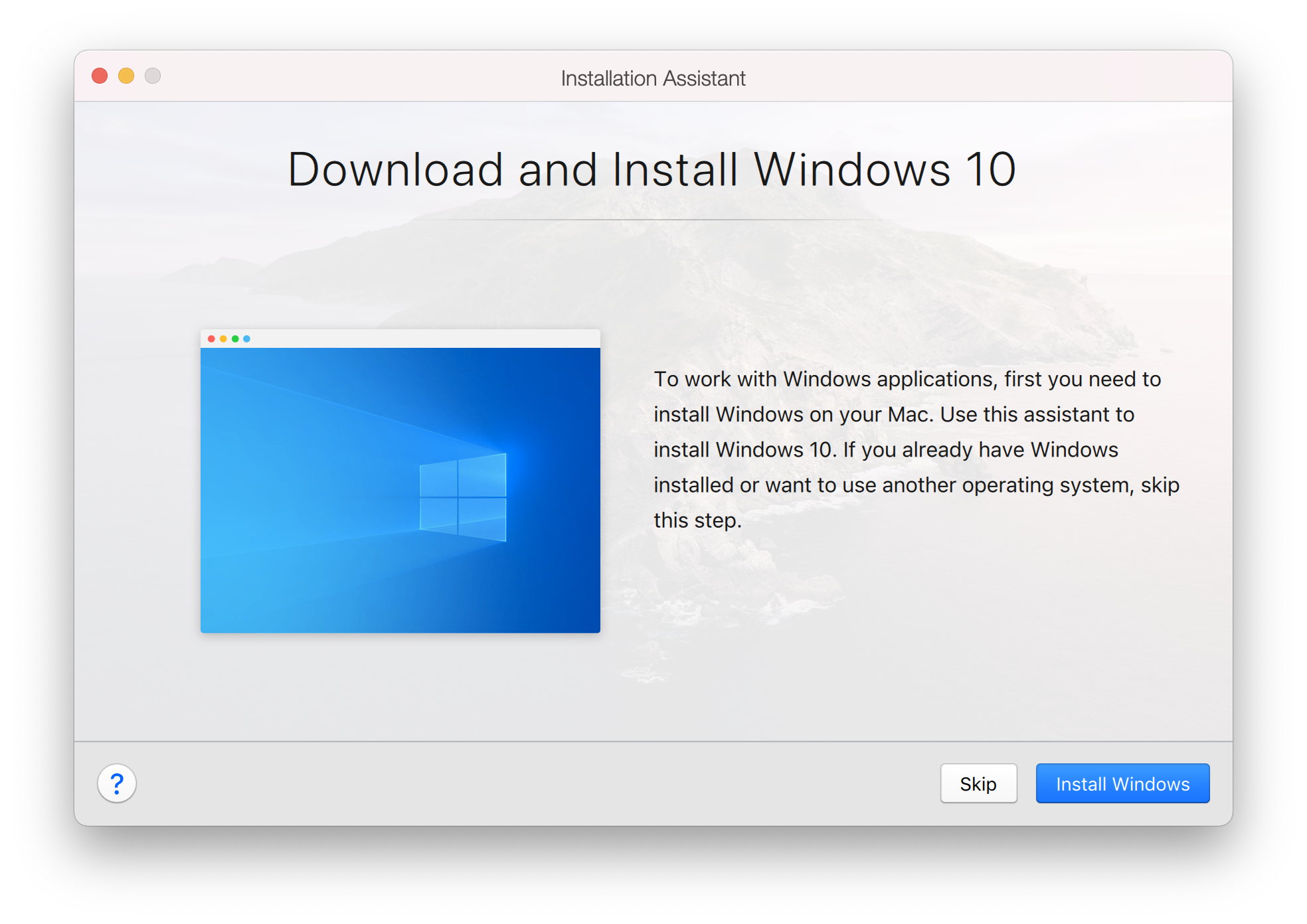 Virtualización de Windows en Mac