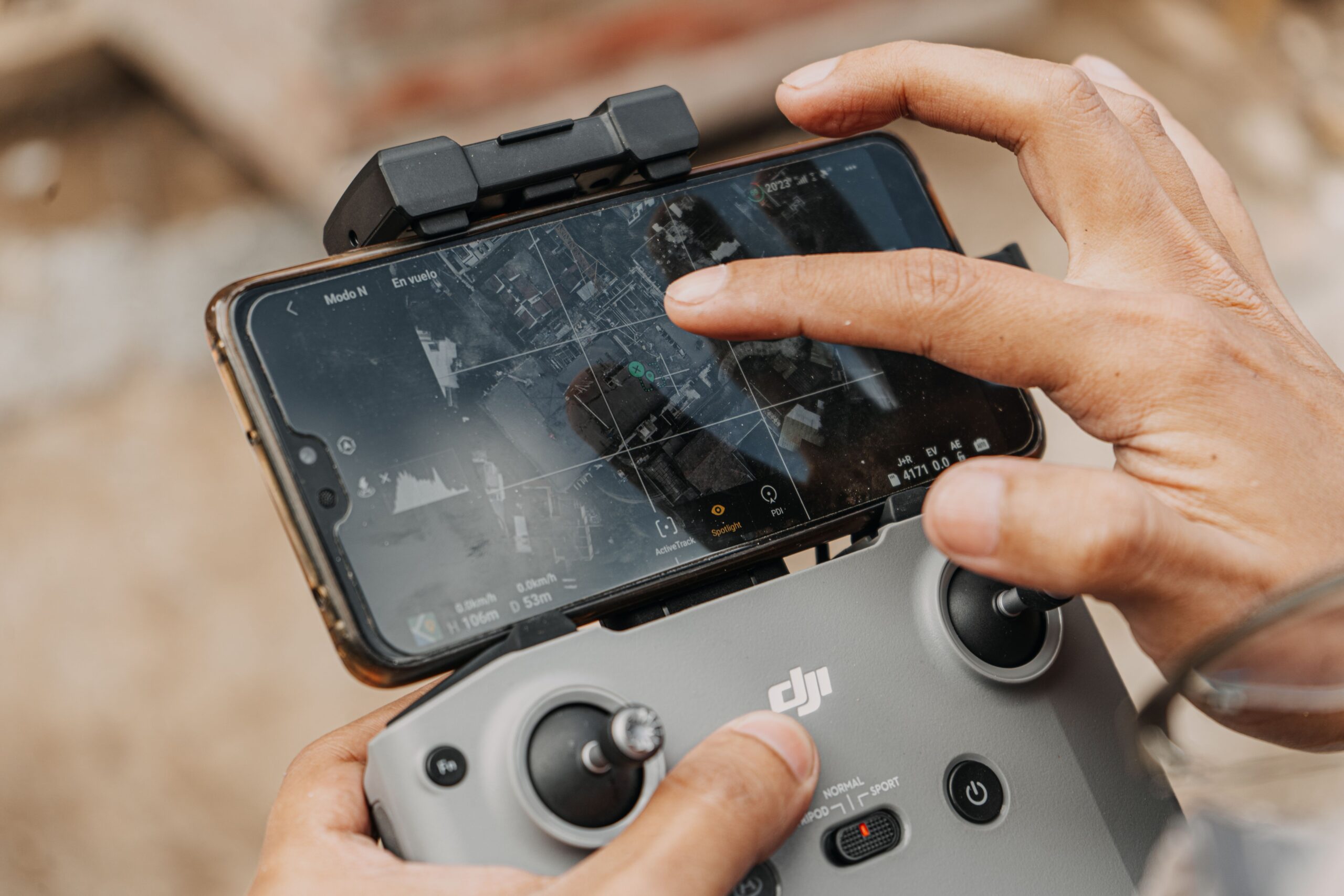 Actualización de firmware de dron